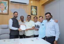 અમરેલીના બે સર્કલના નામકરણ અંગે મંત્રી કૌશિક વૈકરીયાને શહેર ભાજપ દ્વારા રજૂઆત