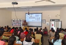 મોંઘીબા મહિલા કોલેજમાં સાયબર સુરક્ષા અવેરનેસ કાર્યક્રમ યોજાયો