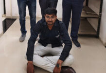 અમરેલી સિટી પોલીસ સ્ટેશનના છેતરપિંડીના ગુનાનો નાસતો ફરતો આરોપી રાજકોટથી ઝડપાયો