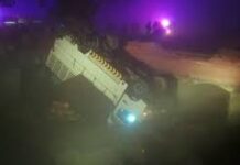 પાકિસ્તાનના પંજાબ પ્રાંતમાં માર્ગ અકસ્માતમાં ૬ બાળકો સહિત ૧૪ લોકોના મોત થયા છે