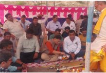 સાવરકુંડલામાં ધારાસભ્ય મહેશભાઈ કસવાલાના હસ્તે સુકનેરા ડેમને ઊંડો ઉતારવાના કાર્યનું ખાતમુહૂર્ત