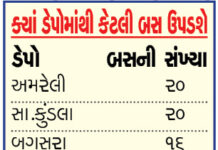 ધુળેટીના પર્વને લઈ અમરેલી એસ.ટી.ડિવિઝન ૯૬ વધારાની બસ દોડાવશે