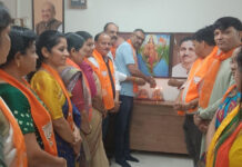 અતુલ કાનાણીના અધ્યક્ષસ્થાને અમરેલીમાં જિલ્લા ભાજપના નવનિયુક્ત હોદેદારોની પરિચય બેઠક