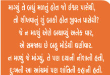 આપણી અરજી અને ઈશ્વરની મરજી