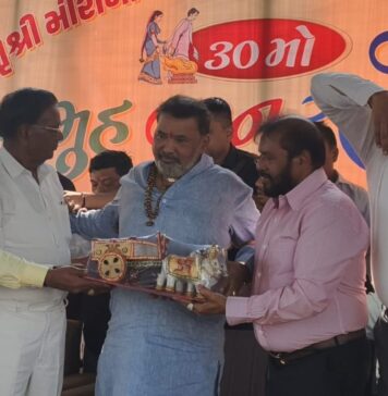 રાજુલા શહેરમાં તળપદા કોળી જ્ઞાતિના ૩૦મા સમૂહલગ્નમાં ૨૪ દંપતીઓએ પ્રભુતામાં પગલાં પાડ્યાં