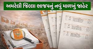અમરેલી જિલ્લા ભાજપનું નવું માળખું જાહેર, ૮ ઉપપ્રમુખ અને ૩ મહામંત્રી સહિતના હોદ્દેદારોની વરણી