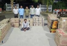 ભાવનગરના ખેટા ખાટલી ગામે ૧૦૫૬ અને ભડભીડ ટોલ નાકેથી ૫૩૨૮ દારૂની બોટલો પકડાઈ, બે આરોપીઓની ધરપકડ