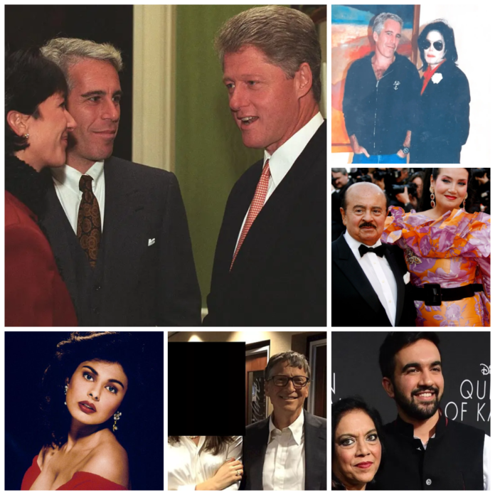 epstein files-bill clinton-bill gates-michael jackson-meera nair-adnan khashoggi-pamela bordes
