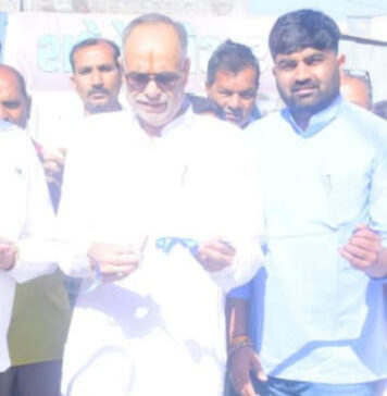 ચલાલામાં ‘ડો. બી. આર. આંબેડકર પ્રવેશદ્વાર’નું લોકાર્પણ કરવામાં આવ્યું