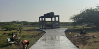 ઉનાના ખત્રીવાડા ગામે વિકાસના પંથે લાખો રૂપિયાના ખર્ચે વિવિઘ વિકાસ કામો કરવામાં આવ્યા