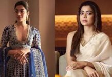 રશ્મિકા તેના માતાપિતાના ઘરે પોતાનો પરંપરાગત અવતાર બતાવે છે