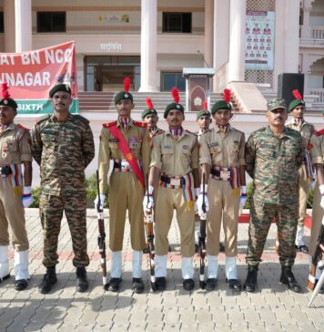 લીલીયાની સરકારી વિનયન કોલેજના વિદ્યાર્થીઓનો એનસીસી કેમ્પ યોજાયો