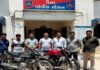 ઉના પોલીસે ગુમ થયેલી બે બાઈક મૂળ માલિકોને પરત કરી
