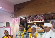 અમરેલી નગરપાલિકાના પ્રમુખ વૈશાલીબેન માંગરોળિયાએ સાજીસવાઈ મંદિરે દર્શન કર્યા