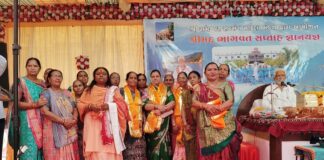 અમરેલીમાં રામેશ્વર સત્સંગ મહિલા મંડળ દ્વારા ભાગવત કથાનું આયોજન
