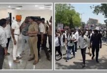 પોલીસ જ પોલીસને બચાવે છે, ગીતા રાજપુરોહિતના મોત મામલે અમદાવાદમાં કરણી સેનાના ઉગ્ર દેખાવો!