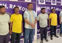 રાજકોટમાં બે પત્રકારોની કાળી કરતૂત, હોસ્પિટલનું બાંધાકામ કરનાર પાસે ૩.૫૦ લાખની ખંડણી માંગી, ત્રણ ઝડપાયા