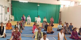 સાવરકુંડલાની ઘેલાણી મહિલા આર્ટસ કોલેજમાં ‘વિશ્વ યોગ દિવસ’ની ઉજવણી