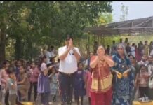 રાજુલાના કુંડલીયાળા ગામે શિક્ષક દંપતીનો વિદાય સમારંભ યોજાયો