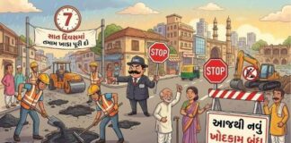 સામાન્ય વરસાદમાં એએમસીના દાવા ધોવાયા,ખાડા પૂરવાની ડેડલાઇન ફેલ, હવે તંત્રએ નવી તારીખ આપી