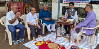 અમરેલીની પાંજરાપોળ ગૌશાળામાં પશુ દવાખાનાનું ભૂમિપૂજન કરાયું