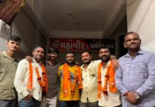 બગસરામાં યુવા ભાજપ મોરચાના નવા હોદ્દેદારોની જાહેરાત કરાઈ