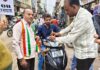 બગસરામાં ‘આઈ લવ ભારતમાતા’ના બાઈક પર સ્ટીકર લગાવી દેશપ્રેમ ઉજાગર કર્યો