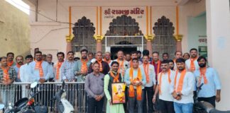 લાઠીમાં સંત રવિદાસજી મહારાજની જન્મજયંતીએ કળશ યાત્રા