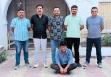 અમરેલી LCBએ રાજસ્થાનમાંથી ત્રણ વર્ષથી ફરાર ઘરફોડ ચોરીના આરોપીને ઝડપ્યો