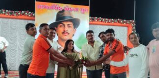 ઉનામાં ભગતસિંહ એકતા ગ્રુપ દ્વારા શહીદ ભગતસિંહની જન્મજયંતિની ઉજવણી